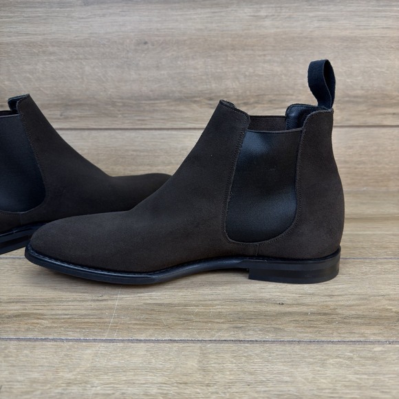 Church's Prenton Suede Chelsea Boots Mens UK6 US7 G Brown Ankle Handmade England - Picture 5 of 15